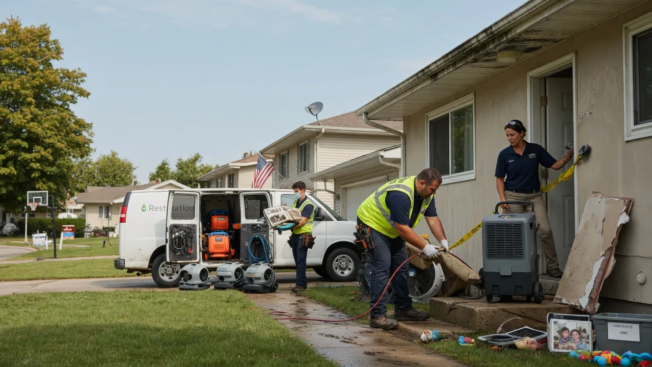 Water Damage Restoration in New Harmony, IN near me